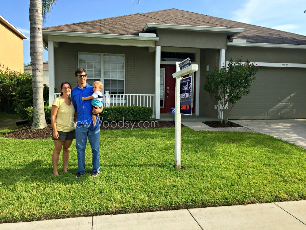 Family with house for sale