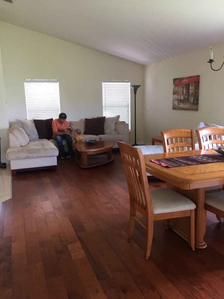 new home formal living and dining room