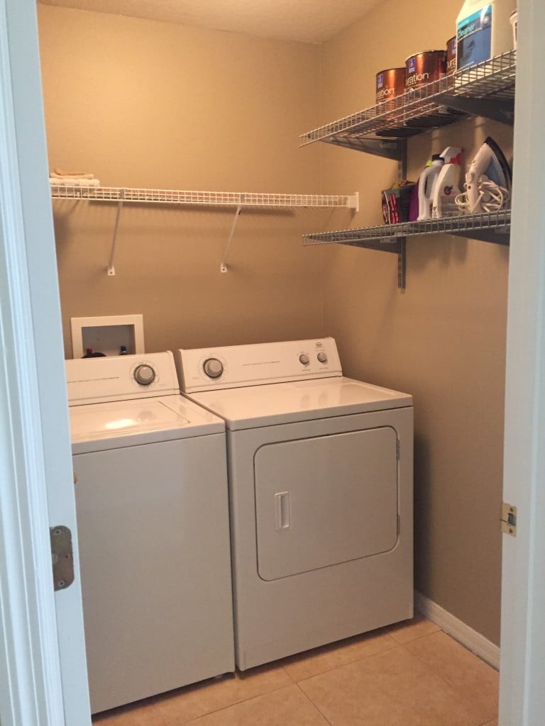 new home laundry room