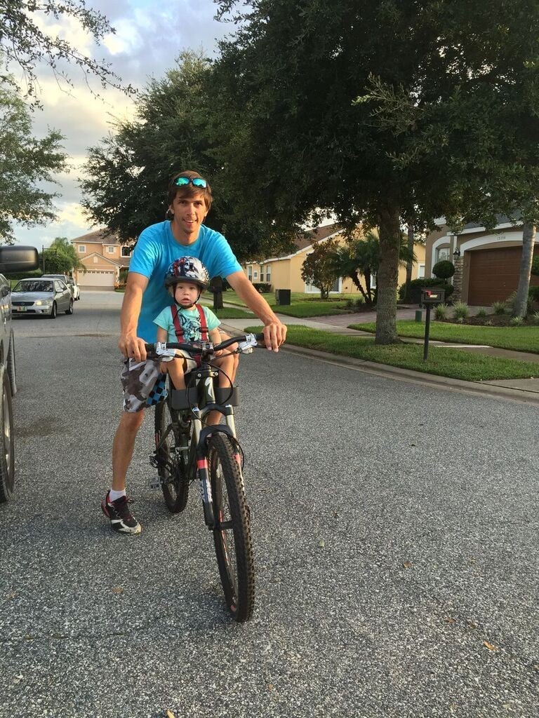 first family bike ride