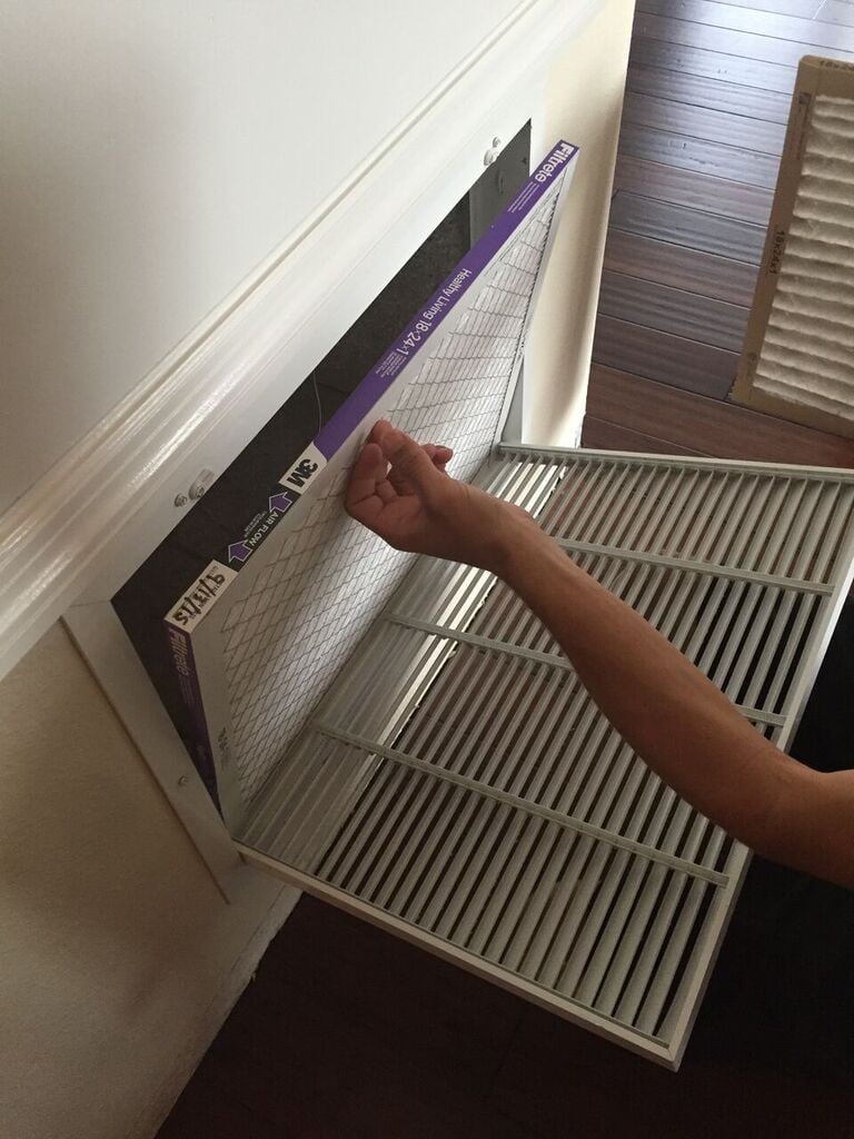 installing a Filtrete filter