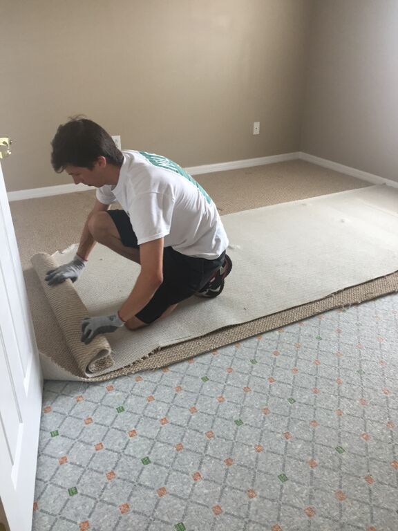 removing carpet