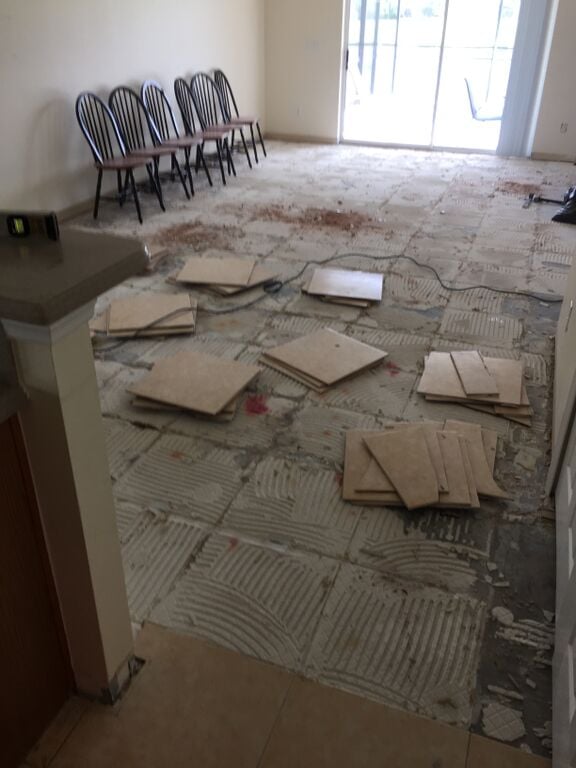 tile demolition