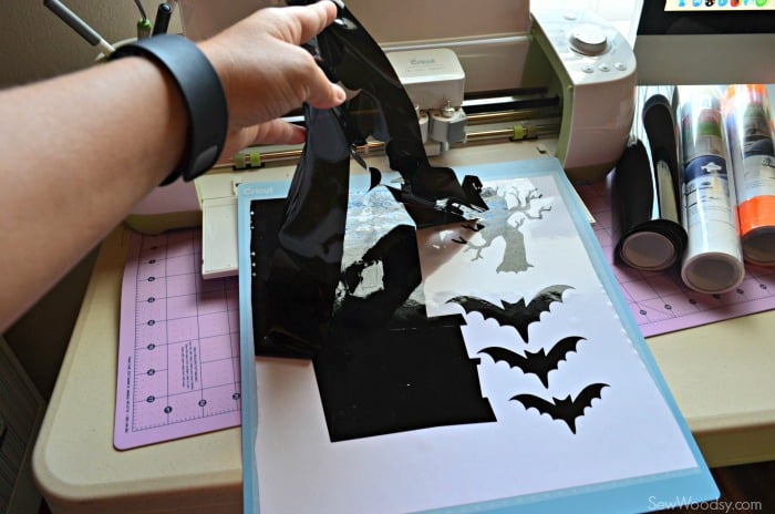 DIY Halloween Window Clings