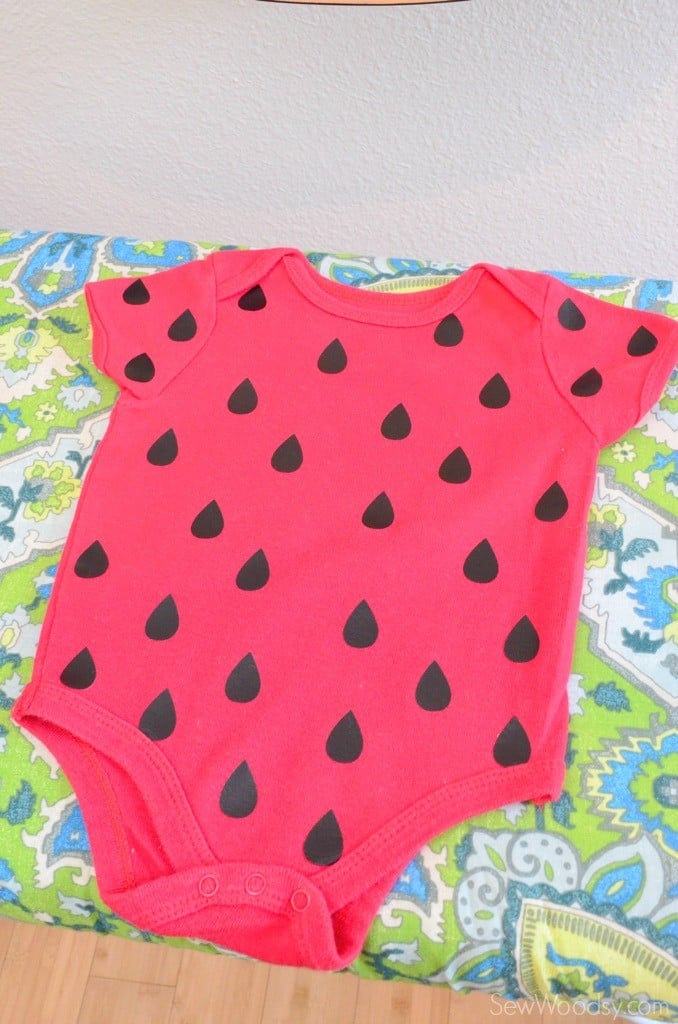 DIY Infant Strawberry Costume