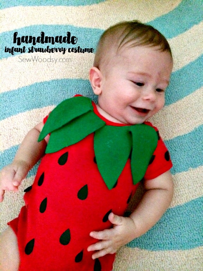 Strawberry 2024 costume baby