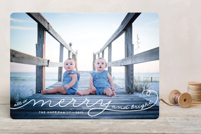 All Is Merry Christmas Photo Cards