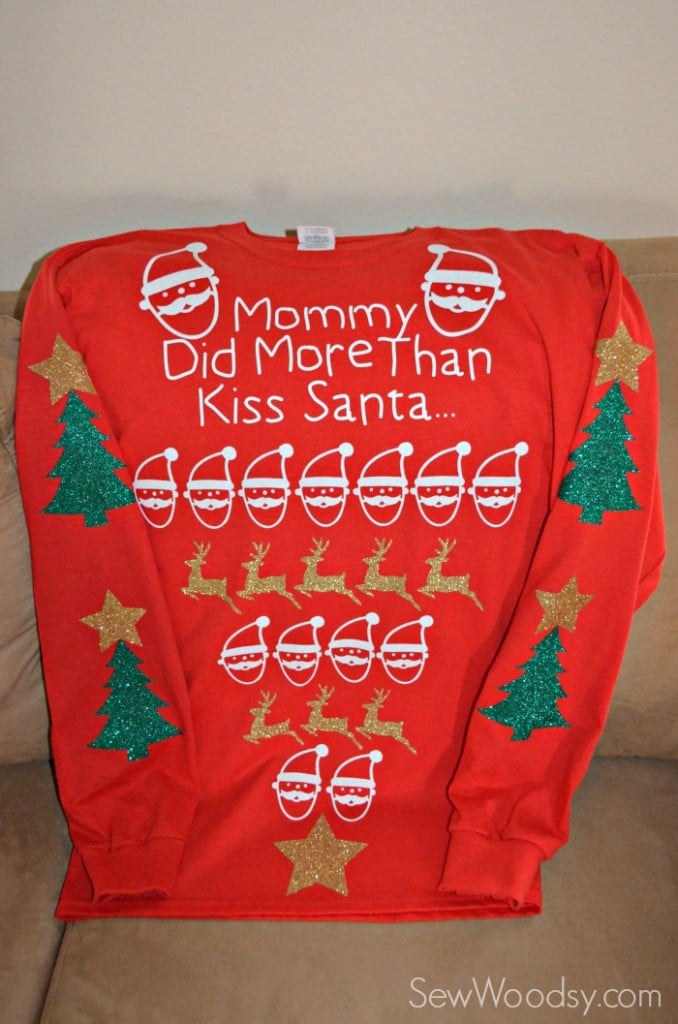 Maternity Pretty Ugly Christmas Sweater 