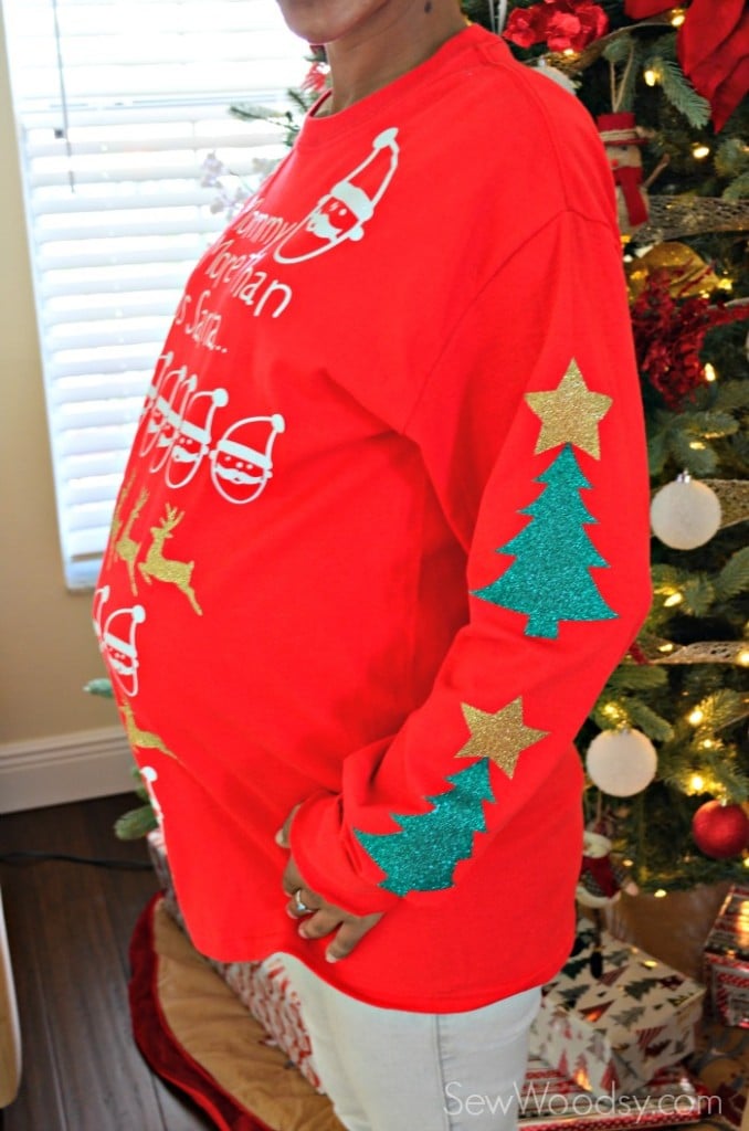 Maternity ugly christmas outlet sweater diy