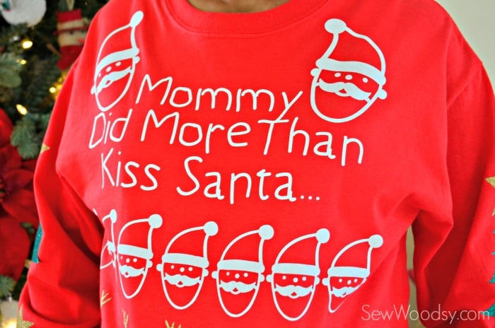 Maternity Pretty Ugly Christmas Sweater Sew Woodsy