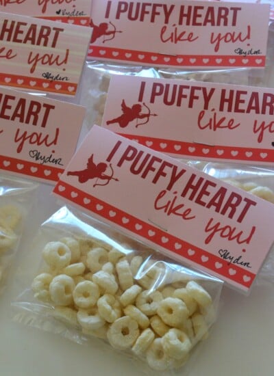I puffy heart like you - Free Printable Baby Valentine