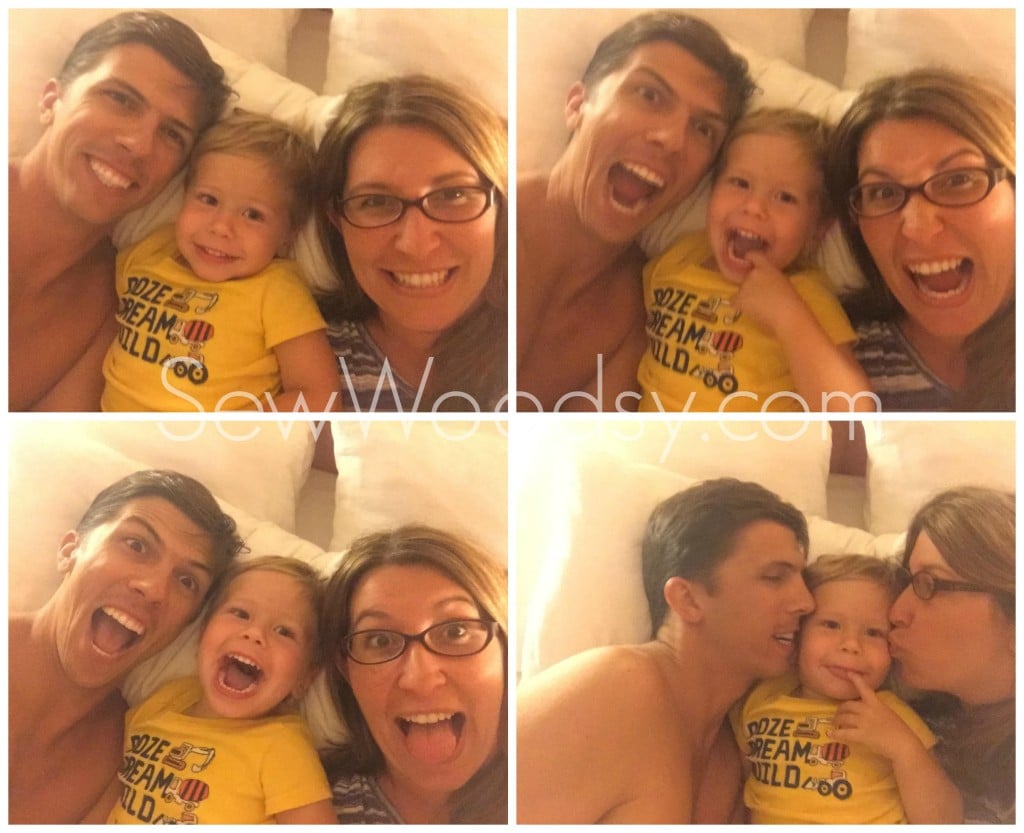 Silly Family Selfie Faces