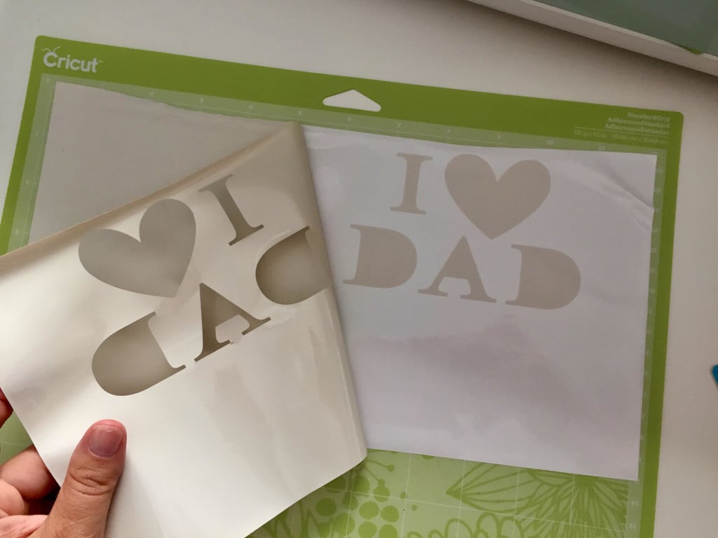 DIY Toddler Painted Father's Day Card 