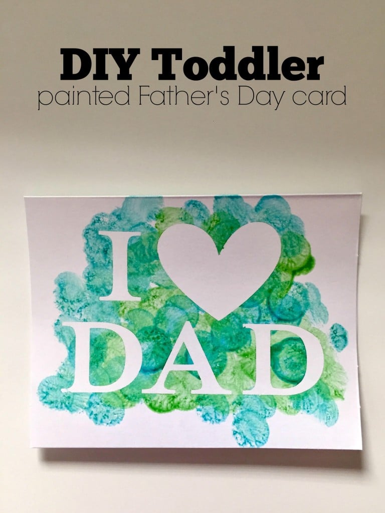 Fathers day card ideas 2024 for toddlers to make