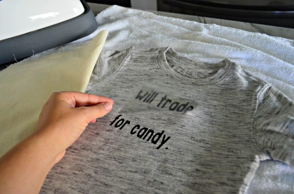 DIY Will Trade Sibling for Candy T-Shirt first layer