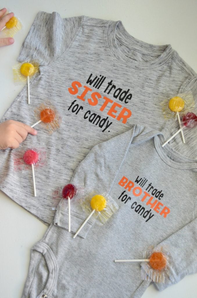 DIY Will Trade Sibling for Candy T-Shirt - using the Cricut
