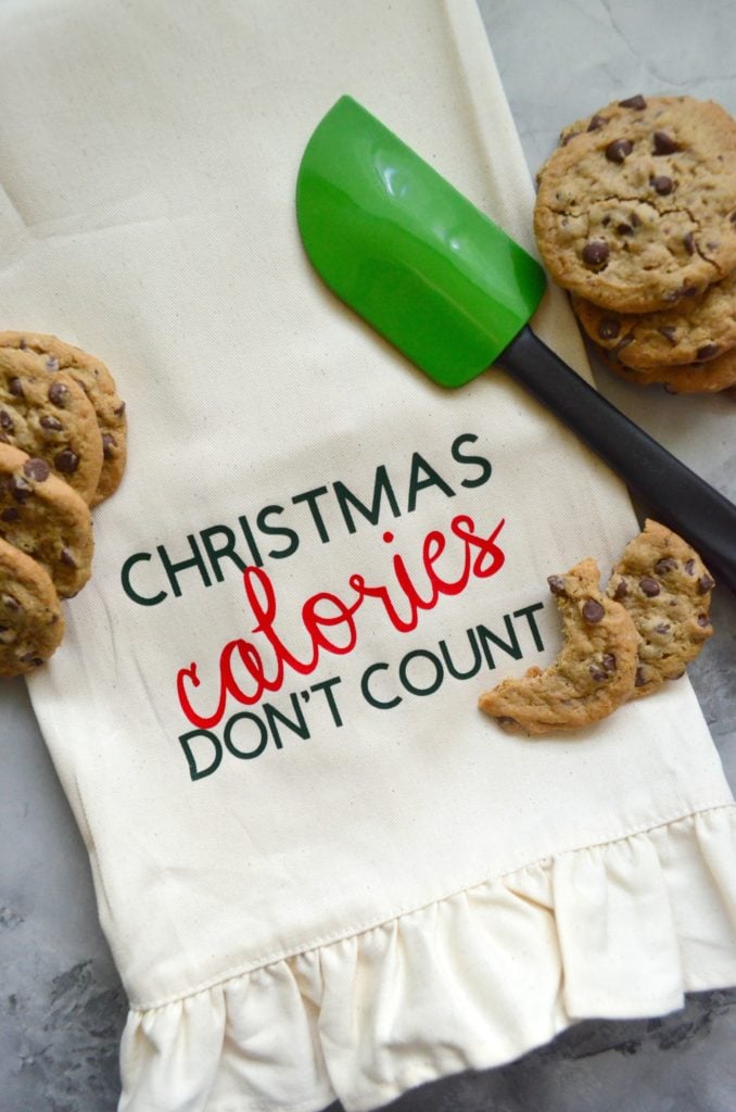 't Count Dish Towel - easy holiday gift