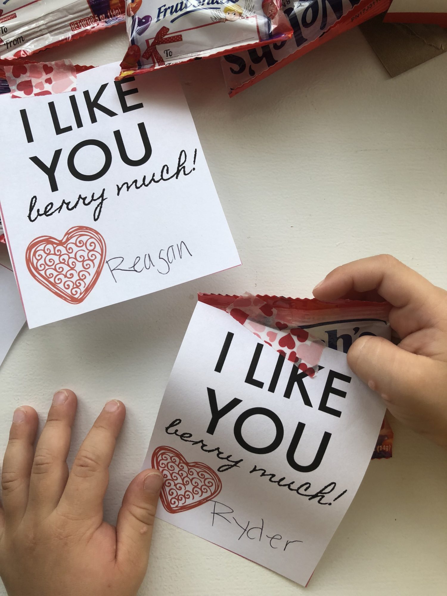 I Like YOu Berry Much Printable Valentine