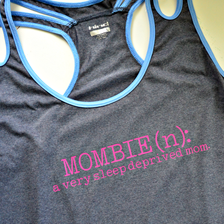 DIY "Mombie" Workout Shirt