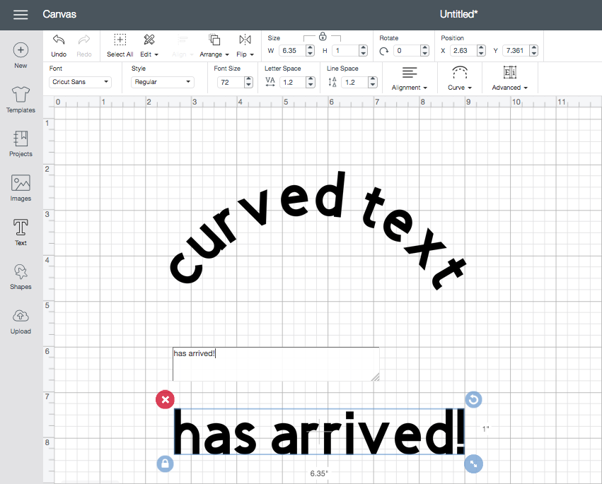 How to use Curved Text in Cricut Design Space! - Sew Woodsy