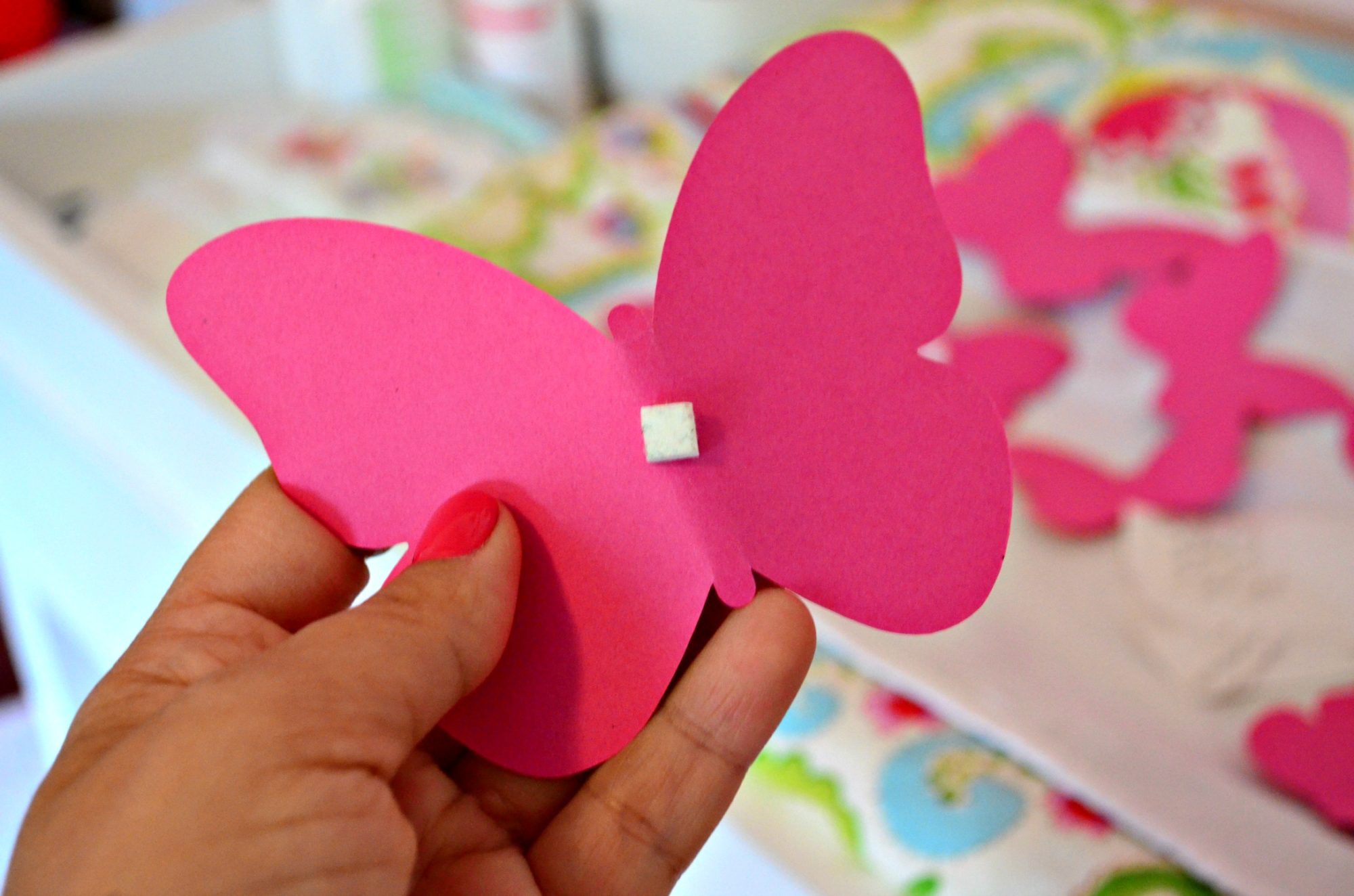 How to make paper butterfly / Easy Paper Butterfly for wall decoration 