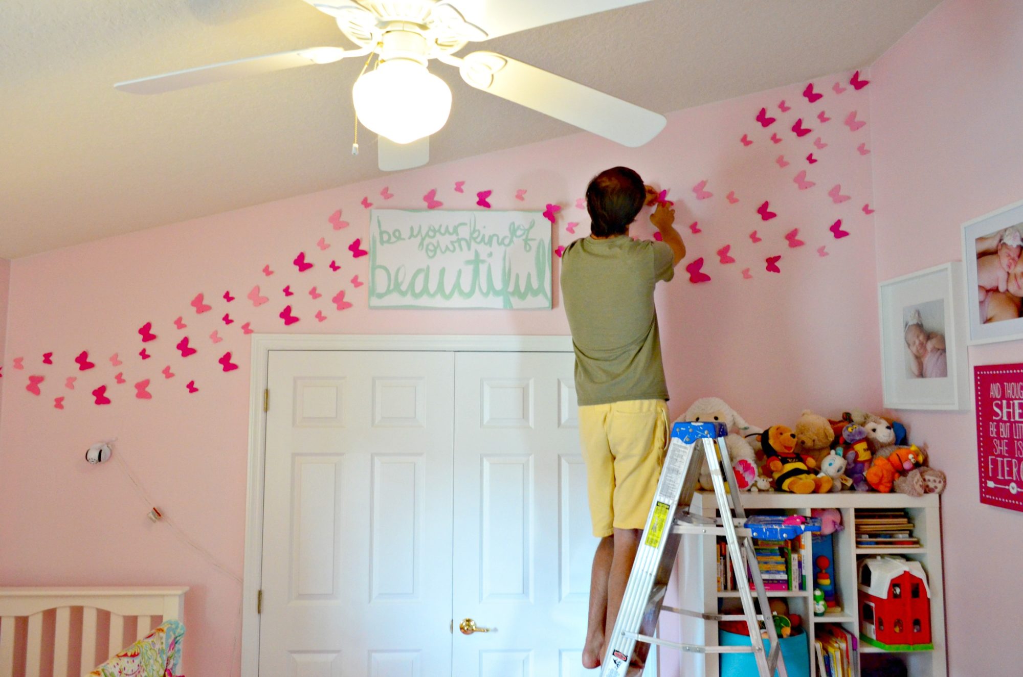 How to Make a Paper Butterfly - Easy Paper Butterflies for Wall Decor - DIY  Room Decor Ideas, wall, paper, butterflies, Elevate your room's ambiance  with DIY …