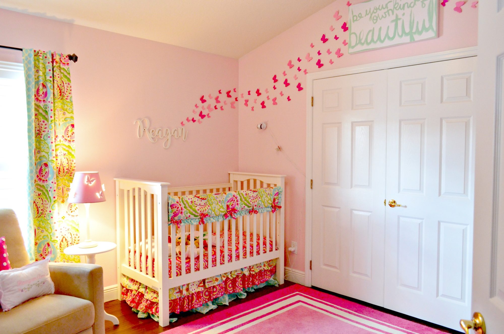 Create a Paper Butterfly Wall in Nursery