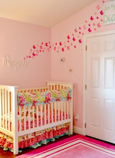 Create a Paper Butterfly Wall in Nursery