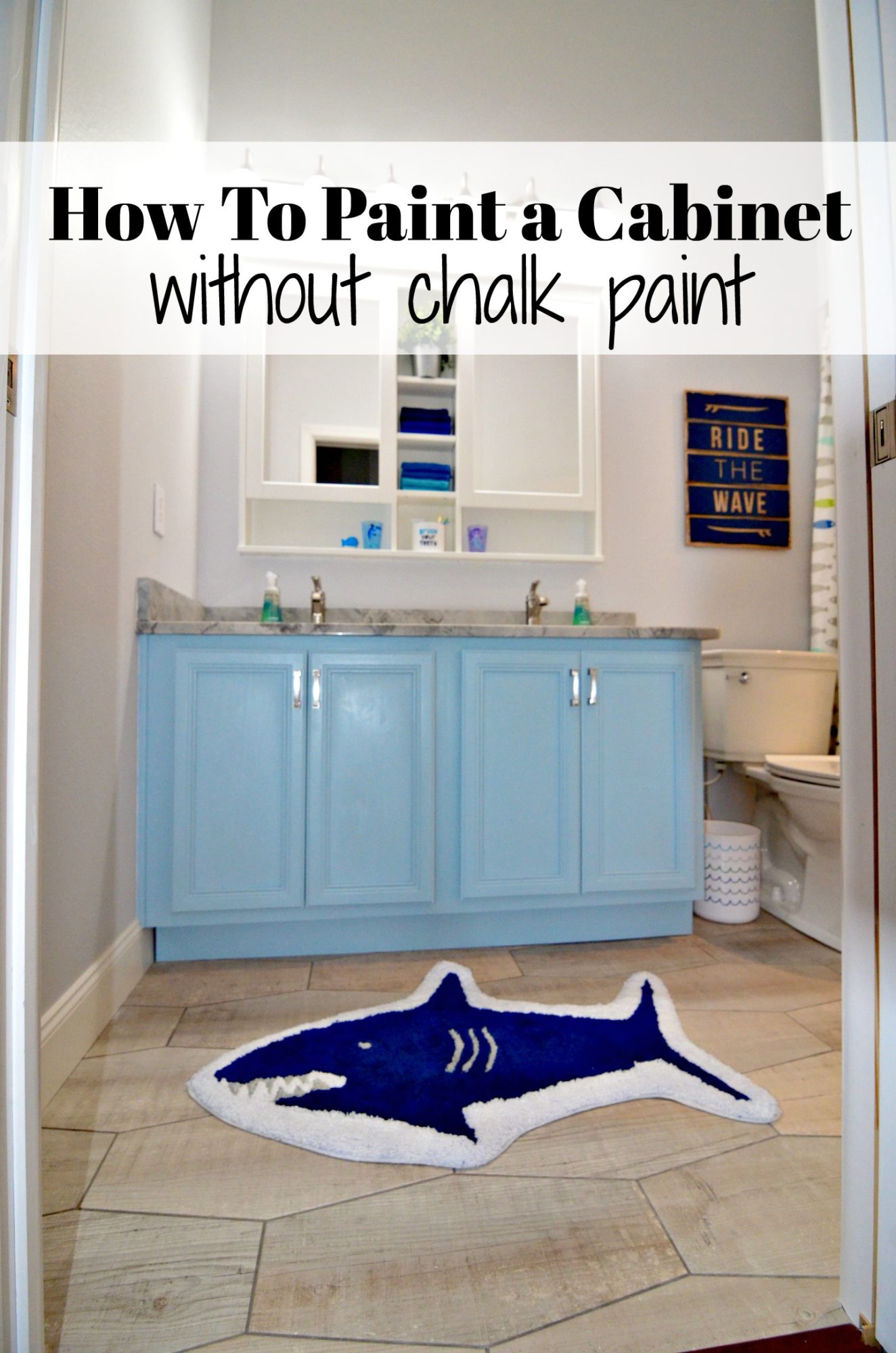 How To Paint a Cabinet without chalk paint