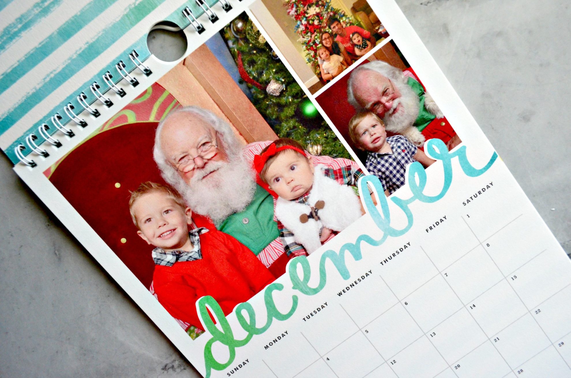 Minted Calendar December for Christmas Sew Woodsy
