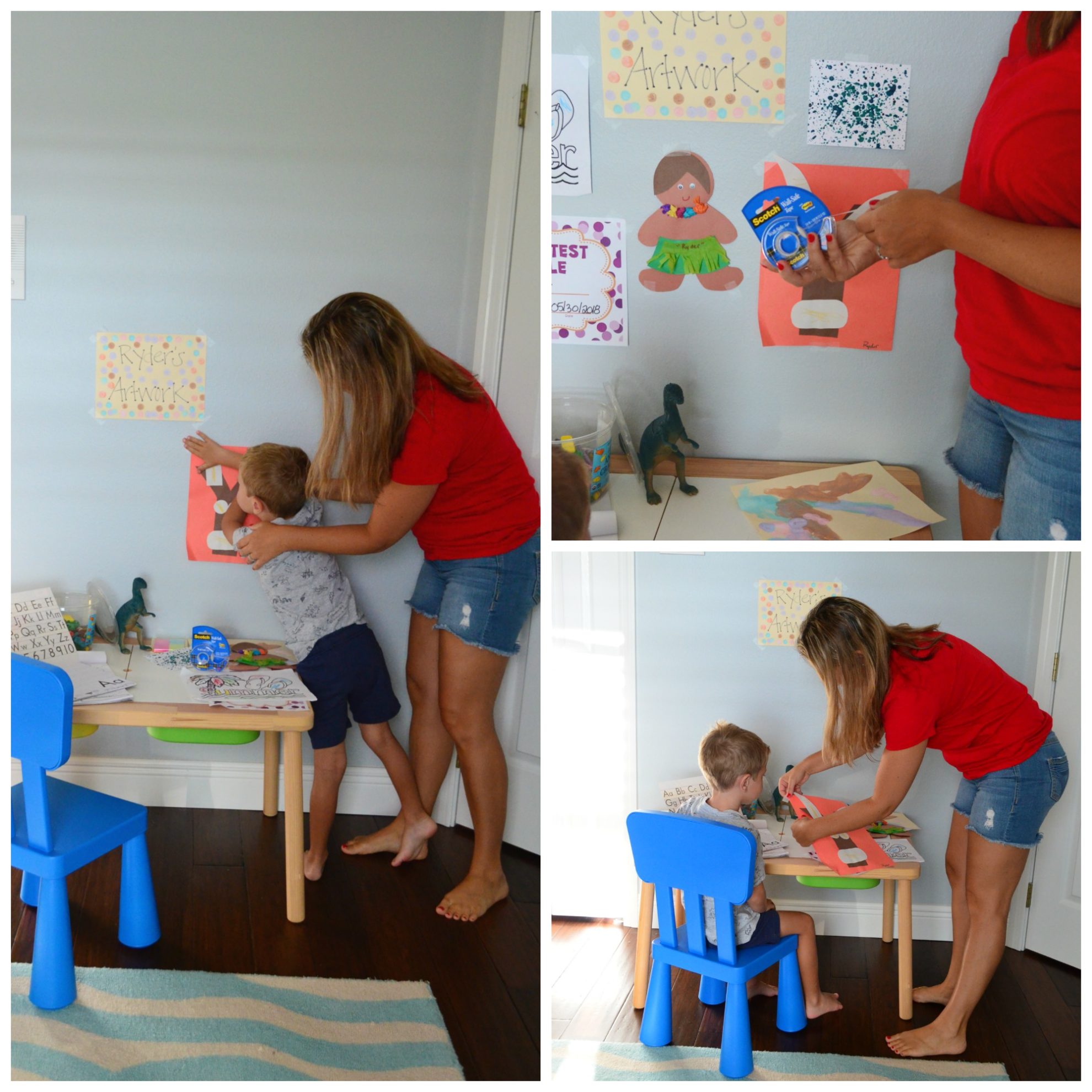 Scotch® Wall-Safe Tape - Preschool Creative Workspace