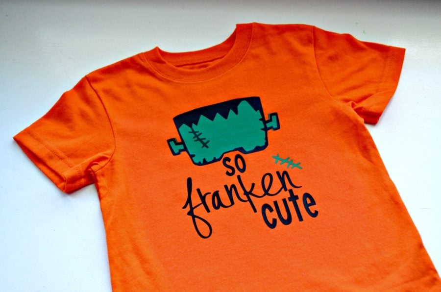 So Franken Cute DIY Halloween Shirt