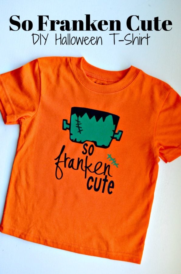 So Franken Cute - DIY Halloween T-Shirt