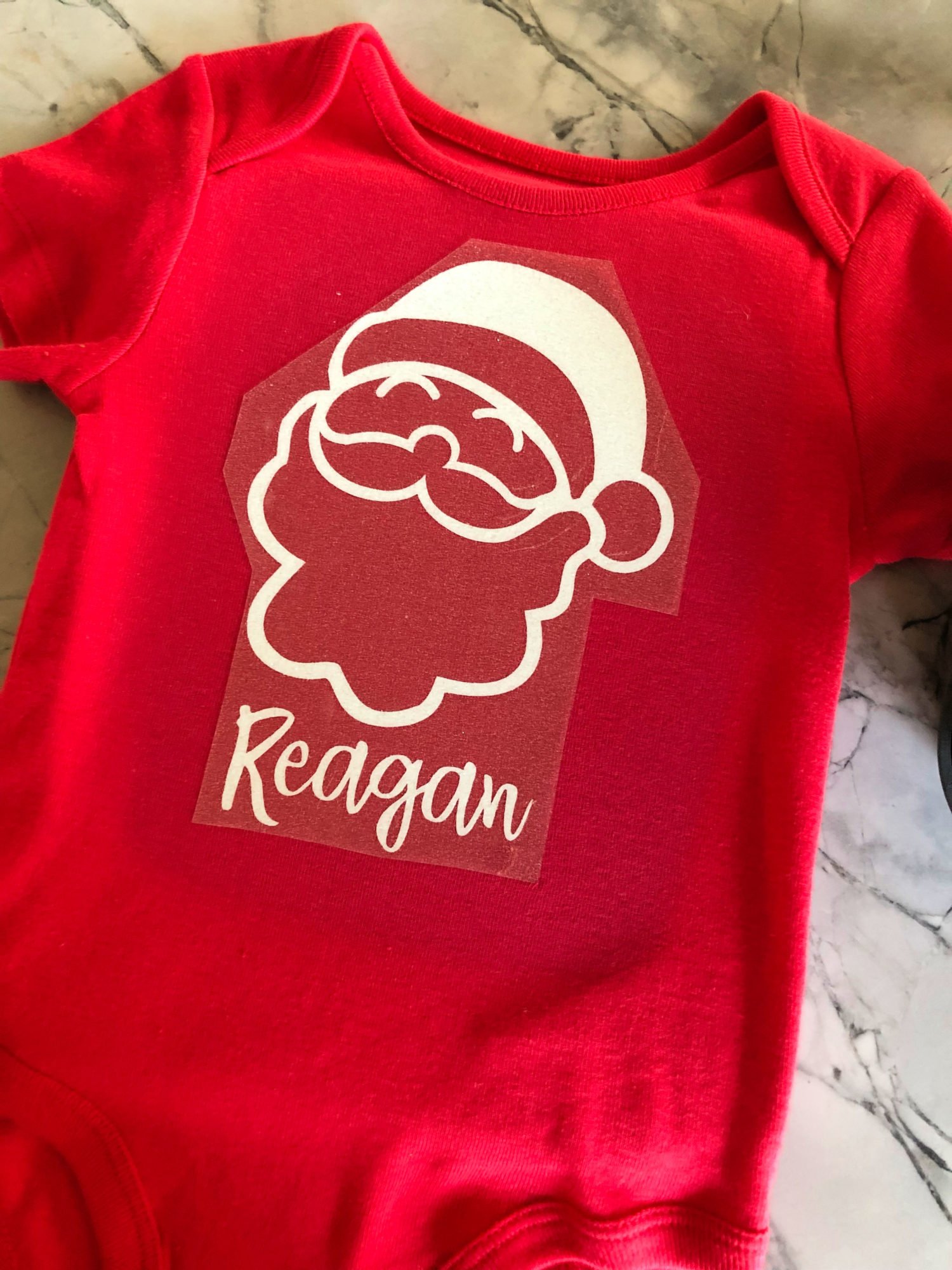 DIY Personalized Santa T-Shirt
