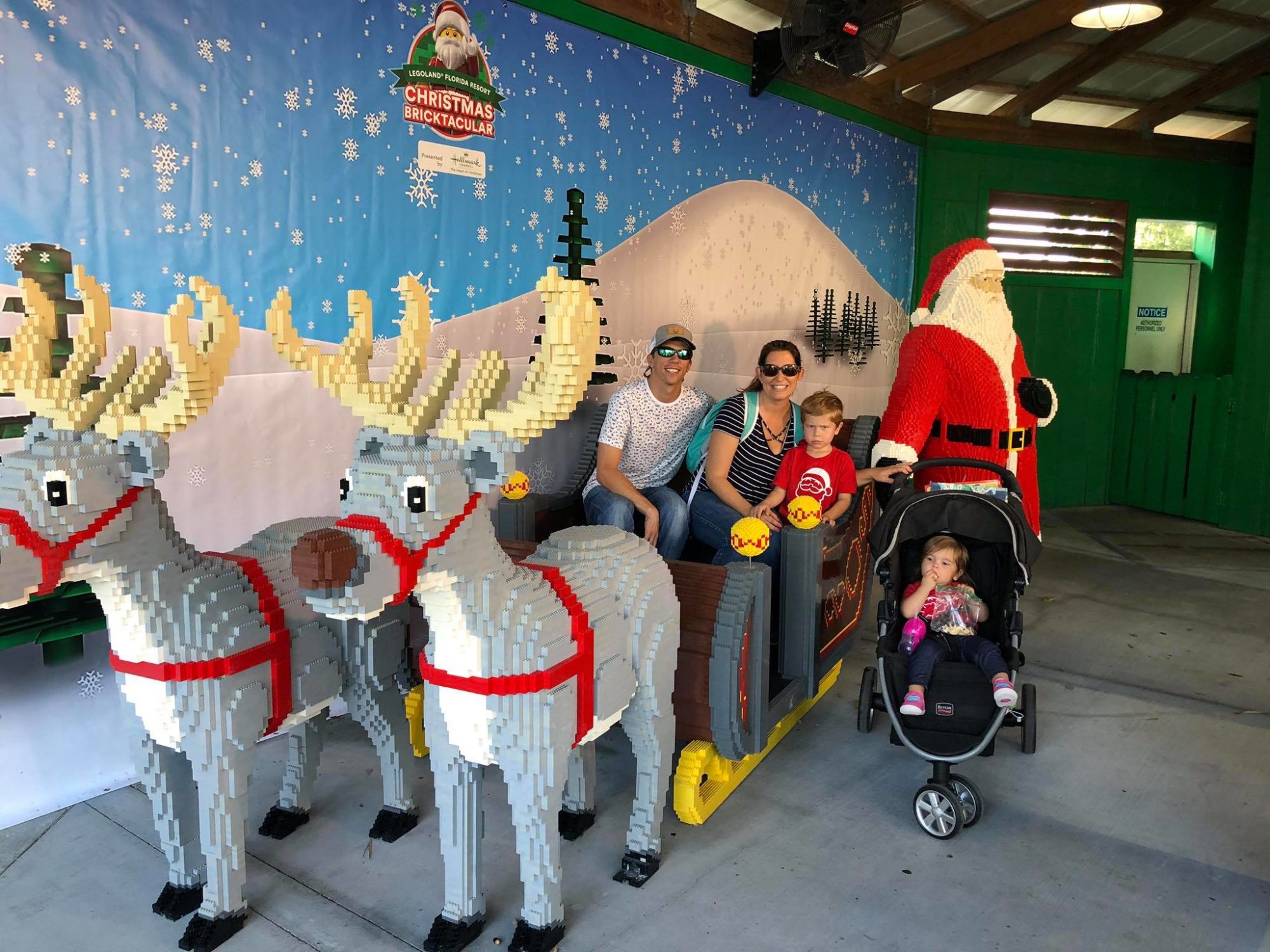 LEGOLAND CHRISTMAS BRICKTACULAR SANTA AND SLEIGH