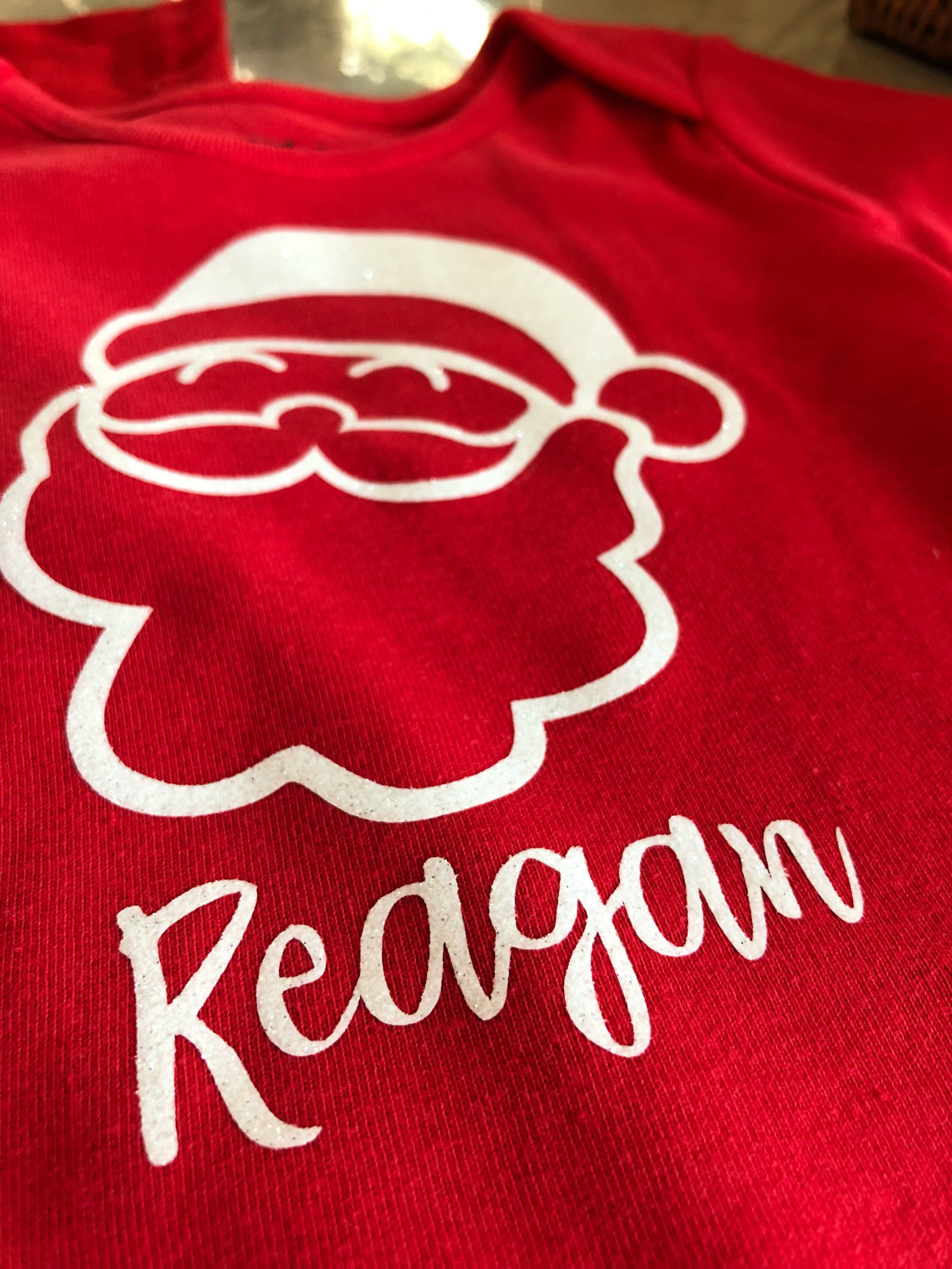 DIY Personalized Santa T-Shirt