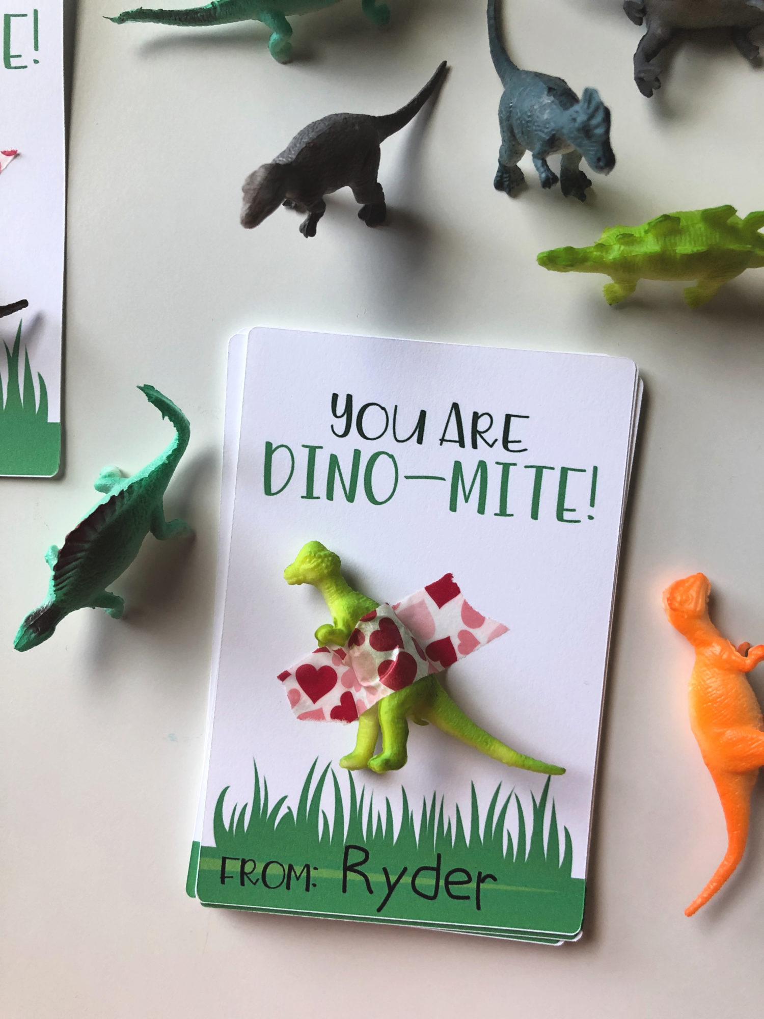 DIY You Are Dino-Mite Valentine