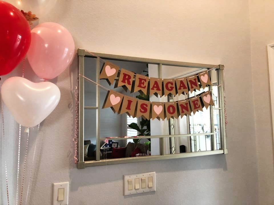 Valentines Themed First Birthday Party - Sew Woodsy