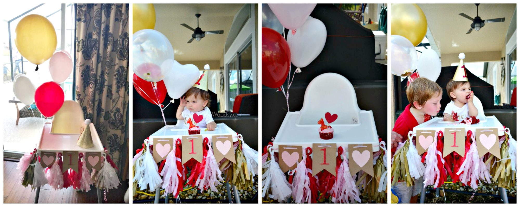 DIY 1st Birthday High Chair Banner