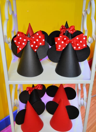 DIY Minnie and Mickey Mouse Party Hats