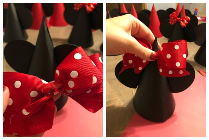 DIY Minnie and Mickey Mouse Party Hats