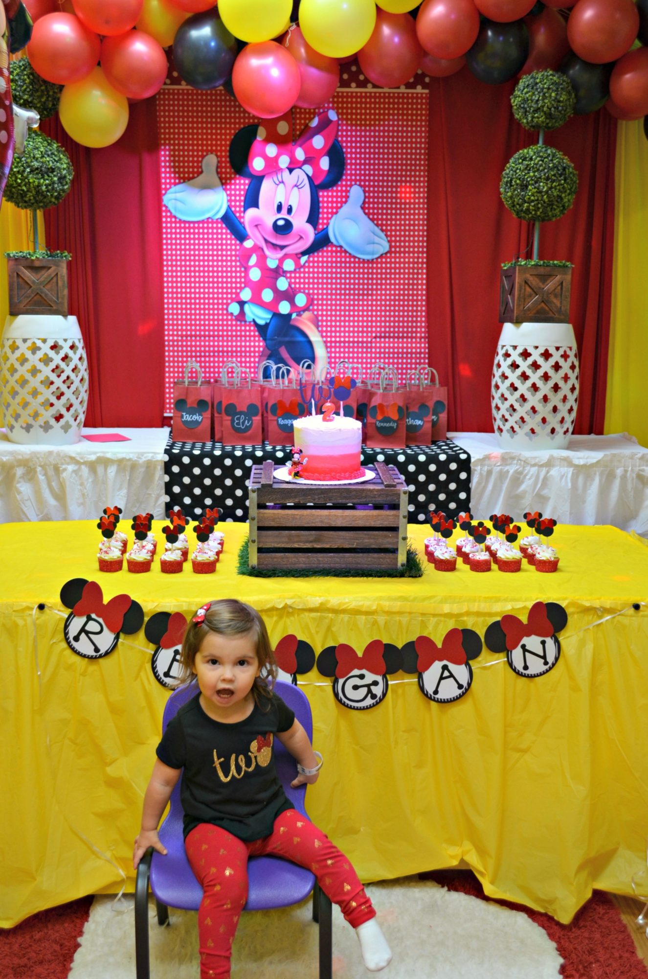 Minnie Mouse birthday party  Minnie mouse birthday decorations