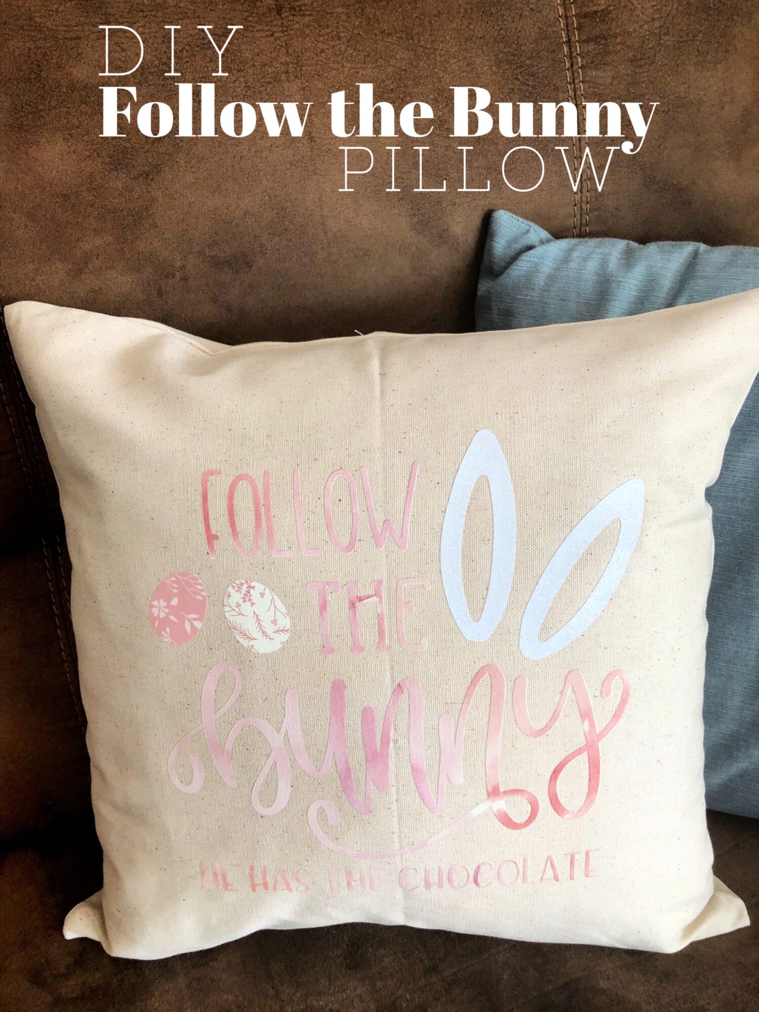 DIY Follow the Bunny Pillow