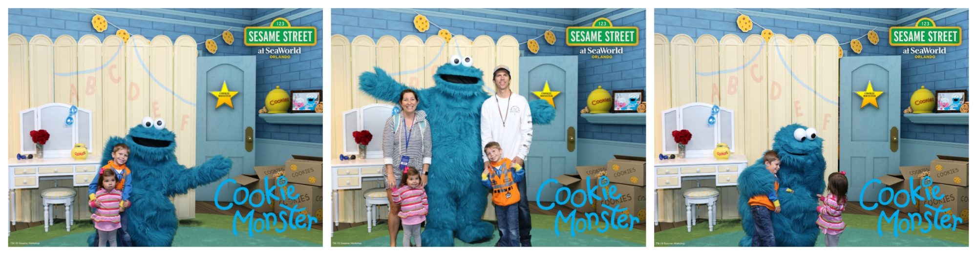 SESAME STREET AT SEAWORLD ORLANDO - Cookie Monster Photos