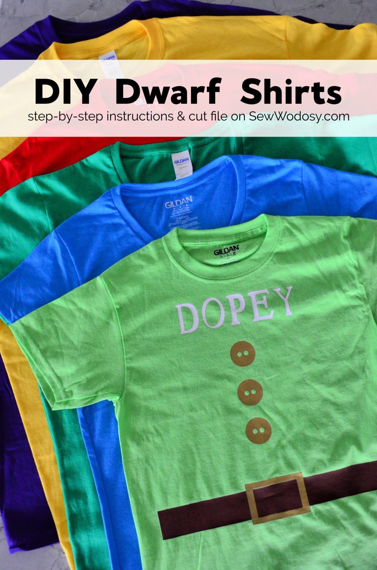 7 Dwarf Shirts - Sew Woodsy