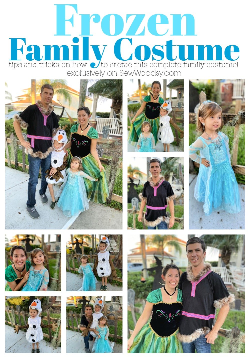 Frozen family outlet costumes