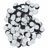 Haobase Magnets 1/2" Round Disc with Adhesive Backing 270 Pcs