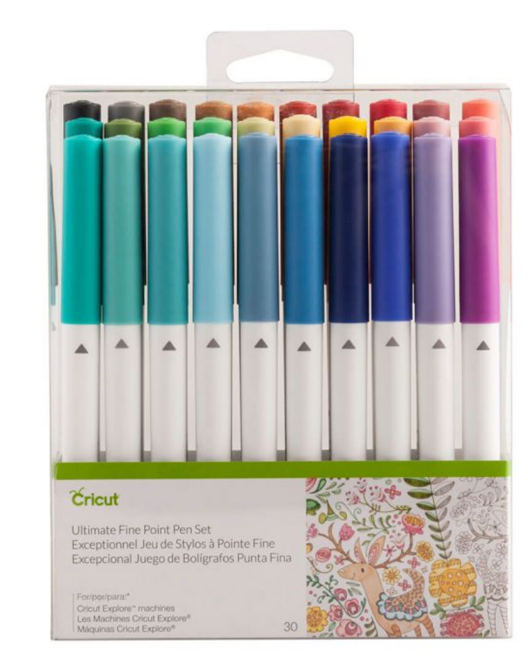 30 pack of Cricut pens in packaging.
