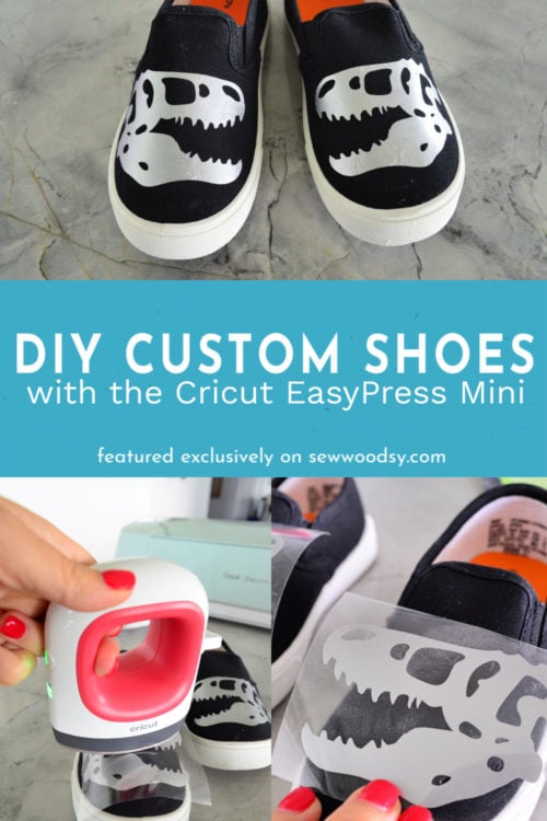 DIY Custom Shoes with the Cricut EasyPress Mini