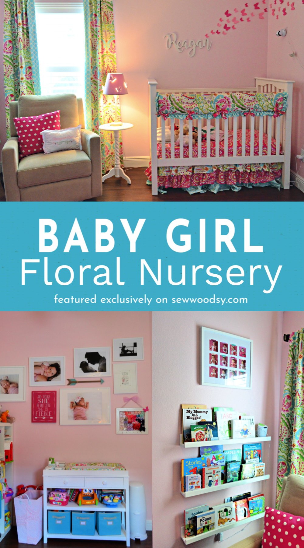 Floral nursery hot sale ideas